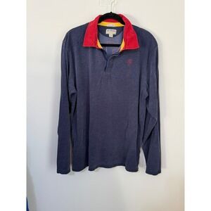 Vtg American Eagle Outfitters Rugby Shirt Long Sleeve Mens XL preppy Y2K grunge‎